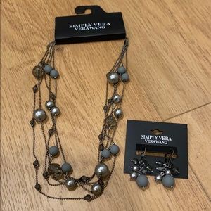 Necklace and earrings set